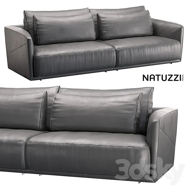 Natuzzi Long Beach Sofa 3D Model