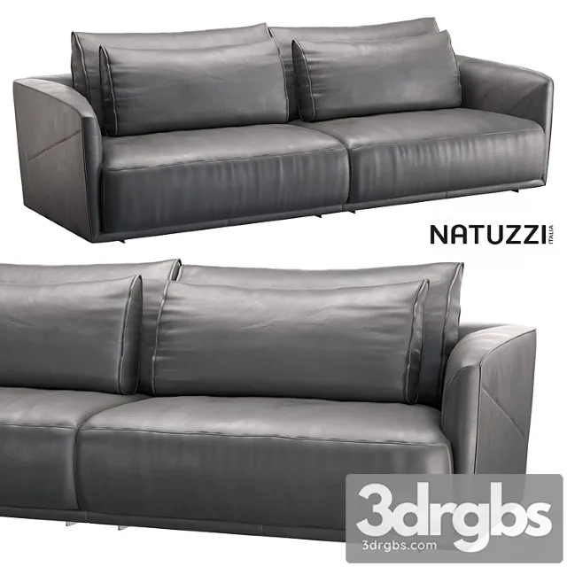 Natuzzi long beach sofa_222 2 3D Model Free