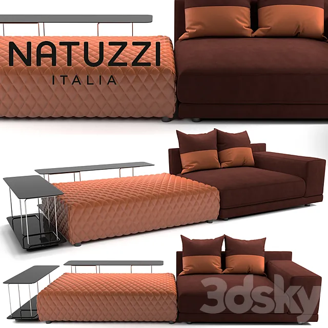 Natuzzi Melpot sectional ?1 3DModel