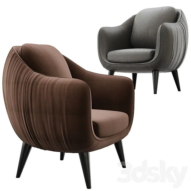 NATUZZI Platea Armchair 3DModel