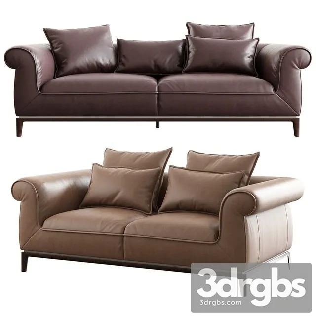 Natuzzi Poliziano Sofa 3D Model Free