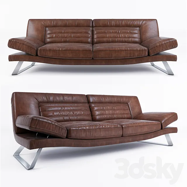 Natuzzi Respiro sofa 3DModel