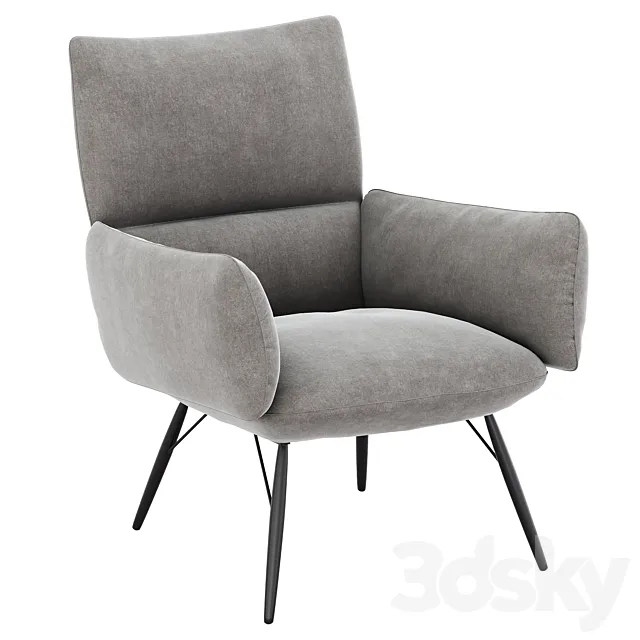 Natuzzi Talia Armchair 3D Model