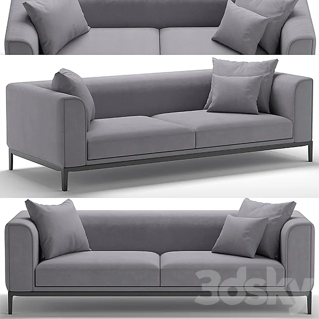 natuzzi trevi sofa 3DModel