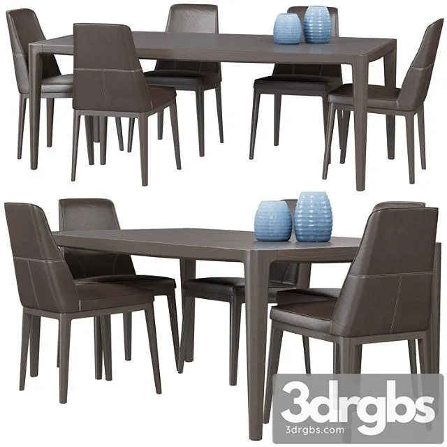 Natuzzi vesta chair 2 3D Model Free