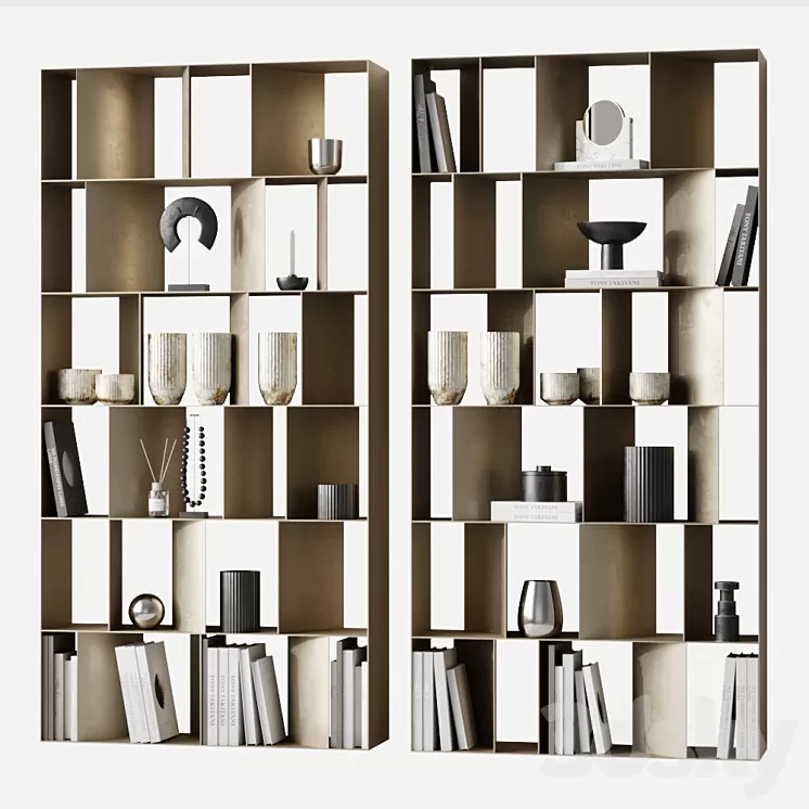 Nautilus Bookcases 3D Model