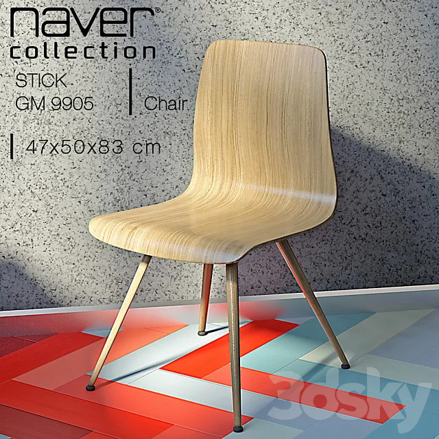 Navercollection_Stick_Chair 3D Model