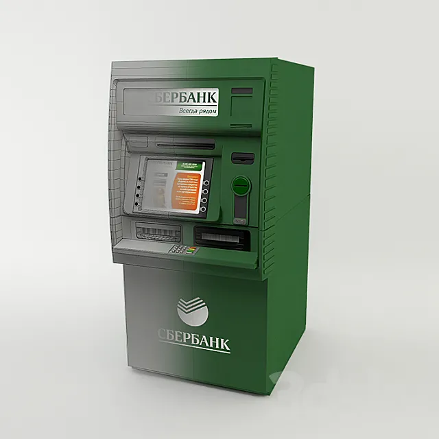 NCR SelfServ 32 ATM 3DModel