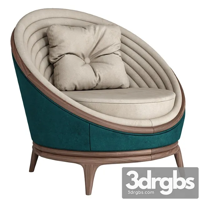 Ndebele Armchair By Joao Araujo 3D Model Free