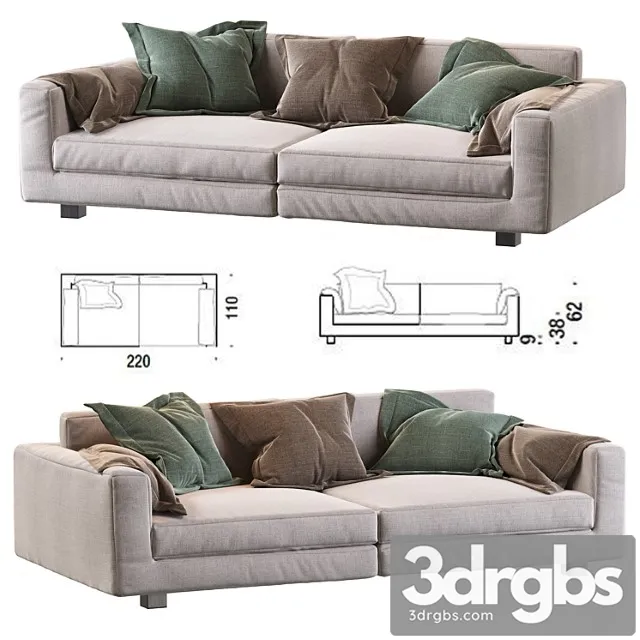 Nebula nine sofa_3 2 3D Model Free
