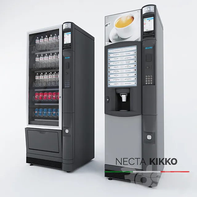 Necta Kikko Vending and Snack Machine 3DModel