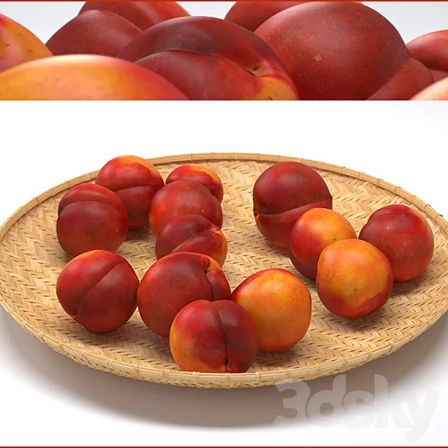 Nectarine 3D Model