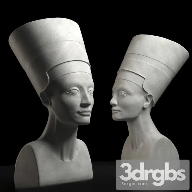 Nefer Sculpture 3D Model Free