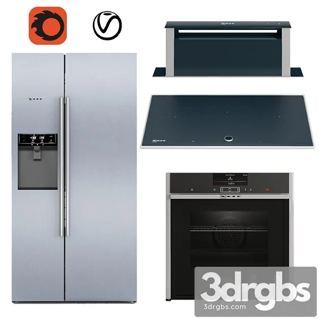 Neff Appliance Set 01 3D Model Free