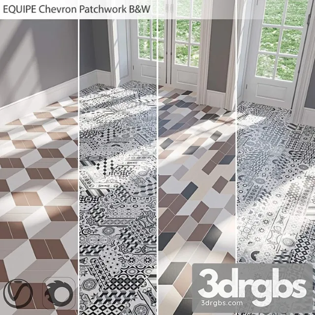 Negro Tile 3D Model Free