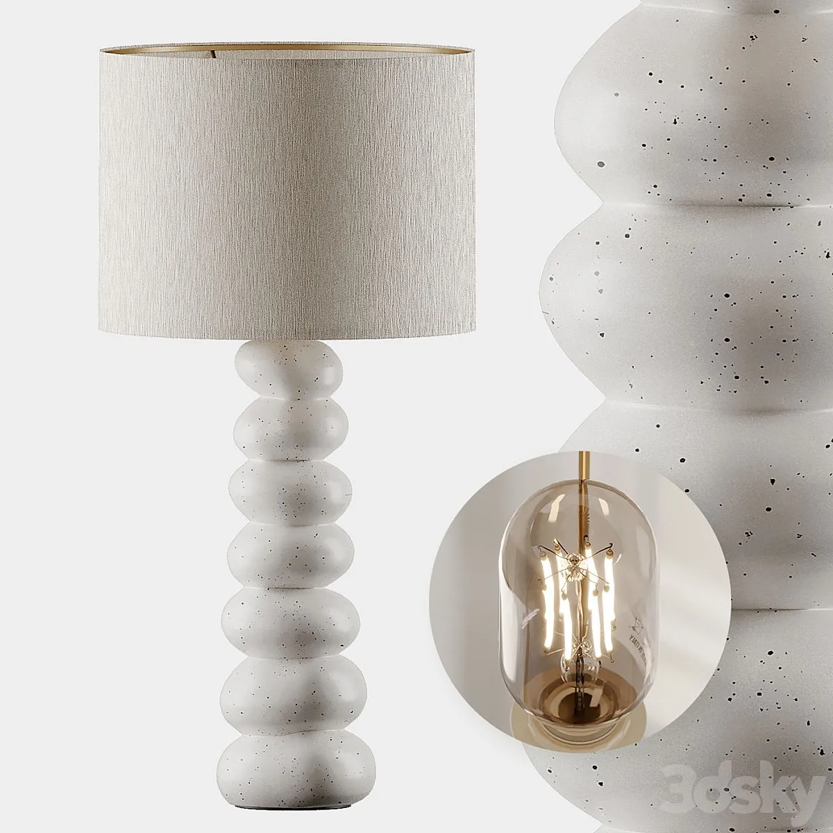 Neko Table Lamp From Antropology 3D Model