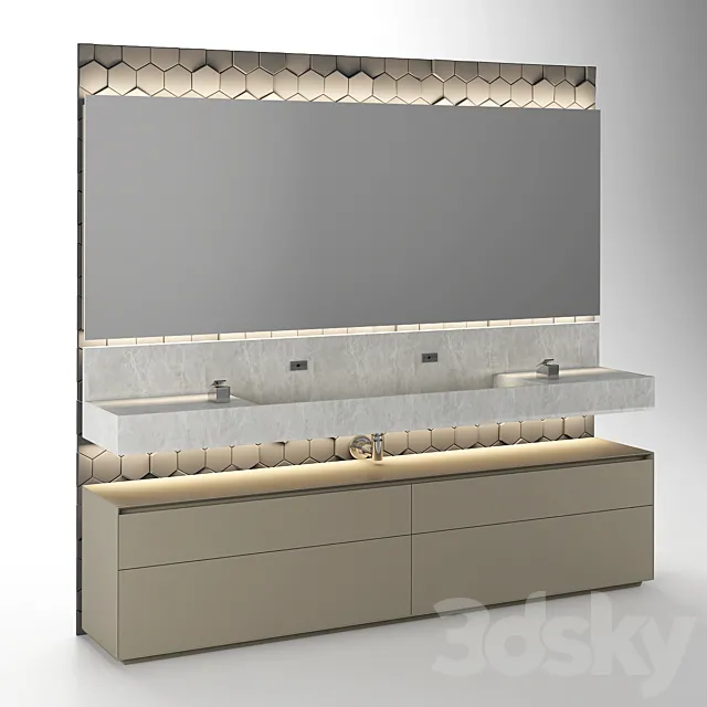 Nella vetrina puro serie 3D Model