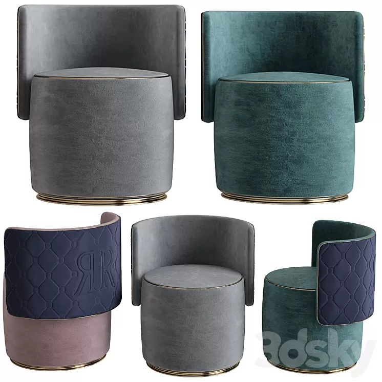 Nella Vetrina Rugiano Love Seat 3D Model