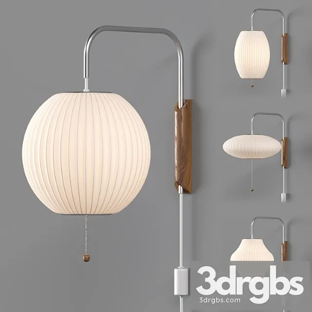 Nelson bubble wall sconce cabled collection