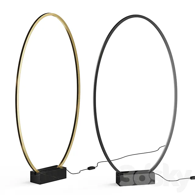 Nemo Ellisse Floor Lamp 3D Model