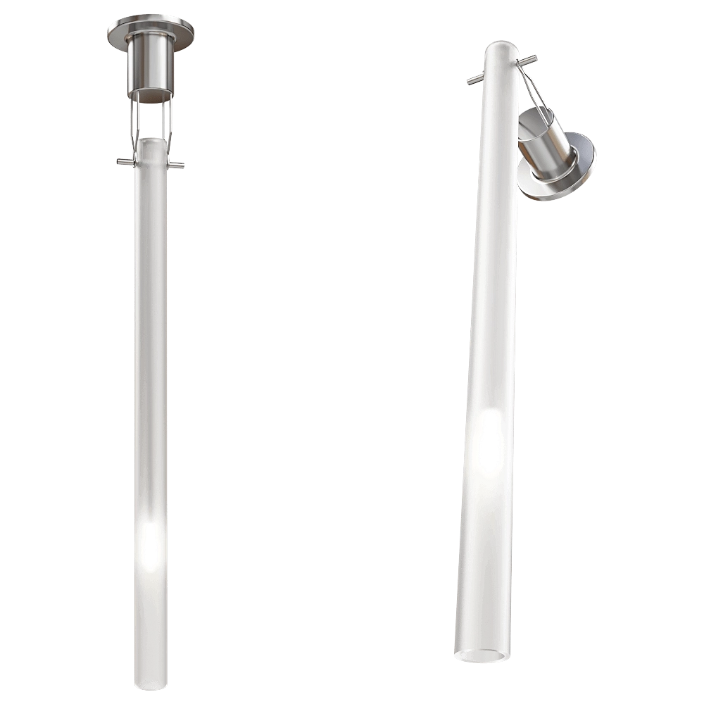 Nemo Lighting - Ceiling and wall lamp Canna Nuda 3D Model