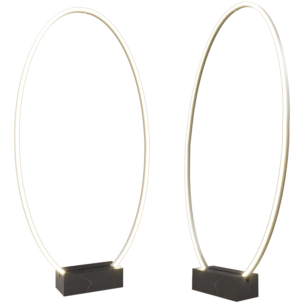 Nemo Lighting - Floor lamp Ellisse 3D Model