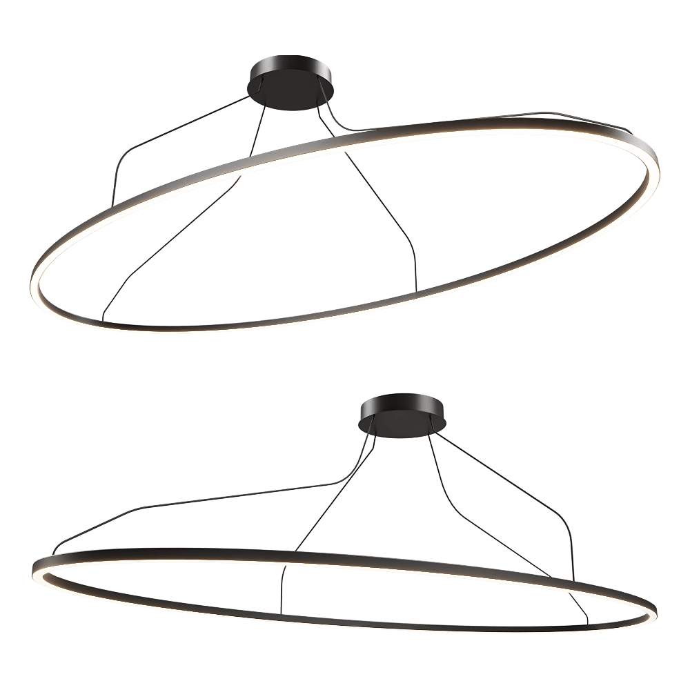 Nemo Lighting - Pendant lamp Ellisse Mega 3D Model