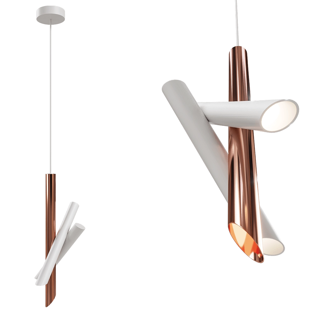 Nemo Lighting - Pendant lamp TUBES 3 3D Model