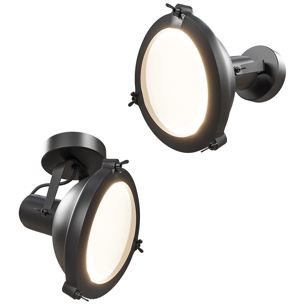 Nemo Lighting - Wall and ceiling lamp Projecteur 165 3D Model