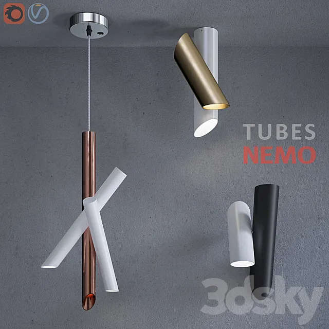 NEMO Tubes collection 3D Model