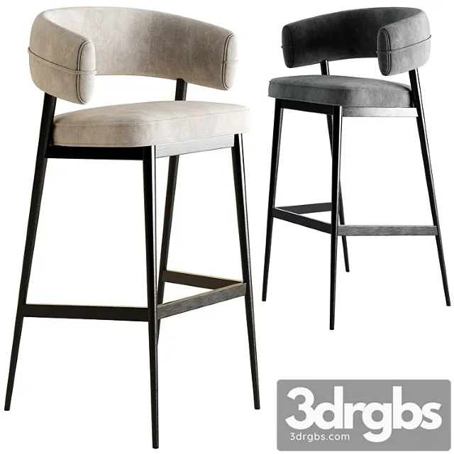 Nena Bar Chair 30 3D Model Free