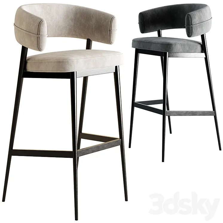 NENA Bar chair 3D Model Free