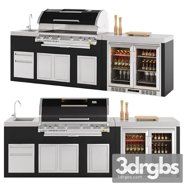 Neo outdoor kitchen 3D Model Free