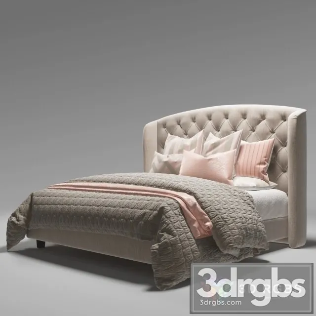 Neoclassic Bed 2 3D Model Free