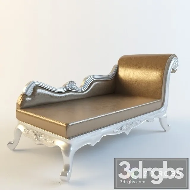 Neoclassic Bench 3D Model Free