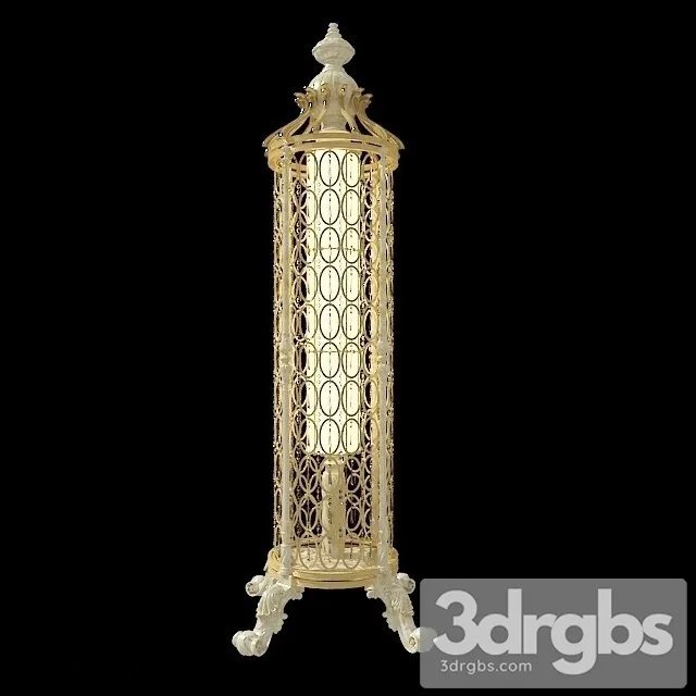 Neoclassic Floor Lamp 3D Model Download