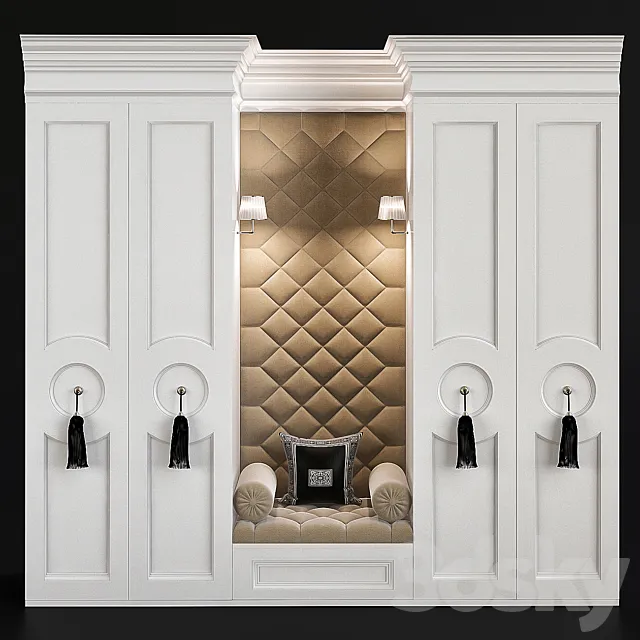 Neoclassical Style Wardrobes 3DModel