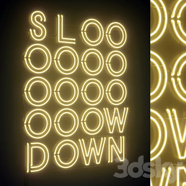 Neon 204 3D Model