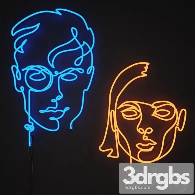 Neon Set 01 man & woman