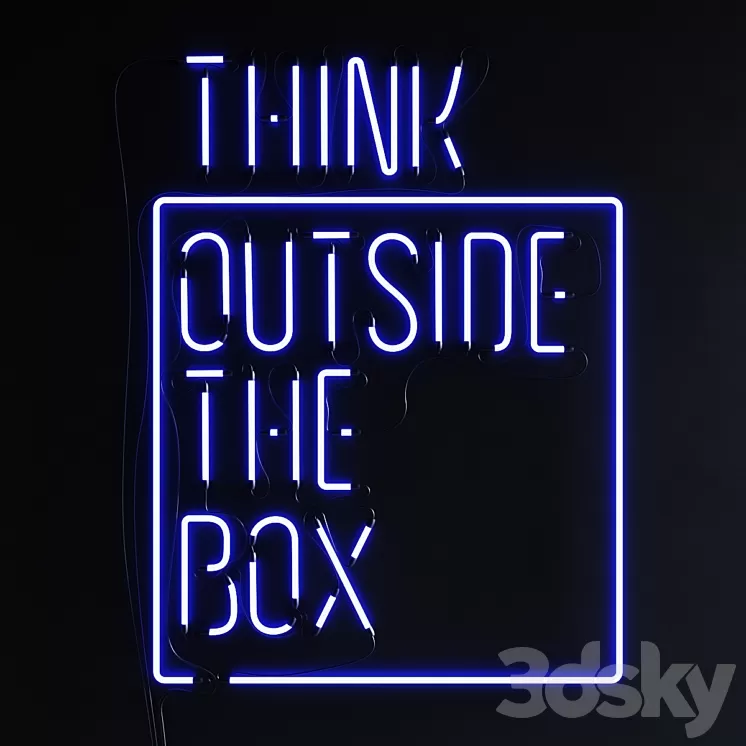 Neon Set 017 Neon Sign 3D Model