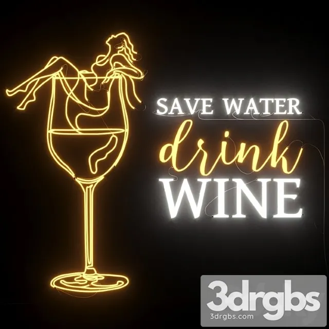 Neon Set 06 Wine Bar 1 Free Download