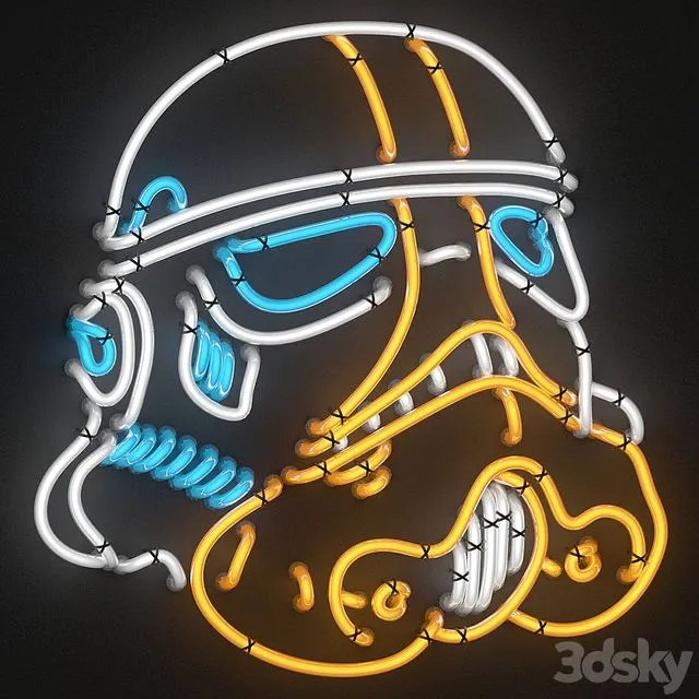 neon set 7 3D Model