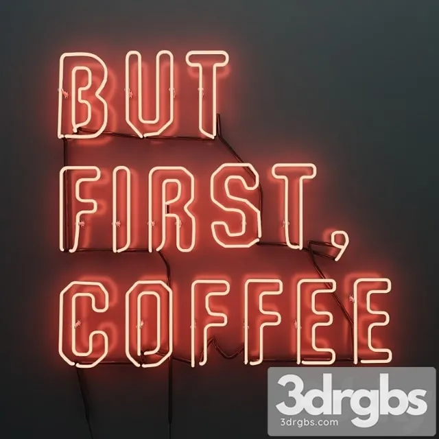 Neonsignboard 3D Model Free