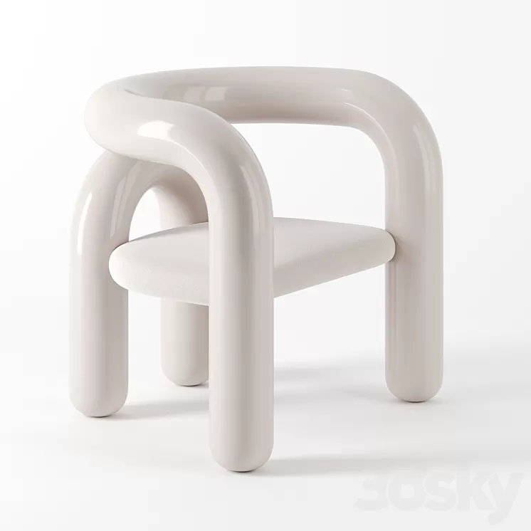Neotenic chair by jumbo 3D Model