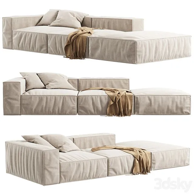Neowall Lounge Sofa 3D Model