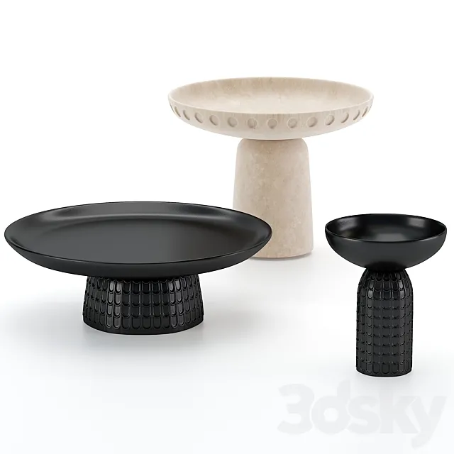Nera bowls table 3D Model