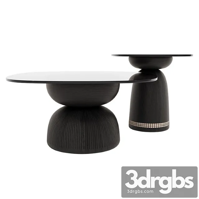 Nera Table Black Monica Forster Zanat 3D Model Free