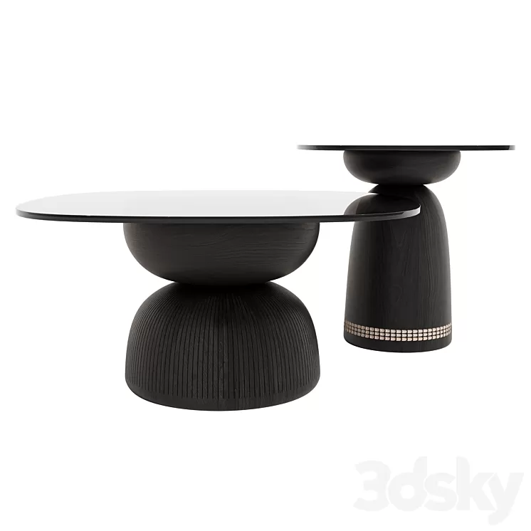 Nera Table Black Monica Forster Zanat 3D Model