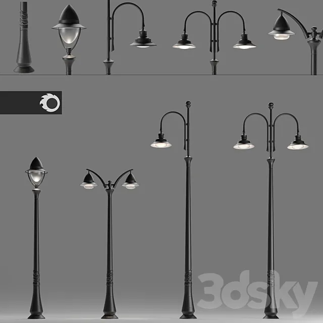 Neri Alcor Street light 3DModel