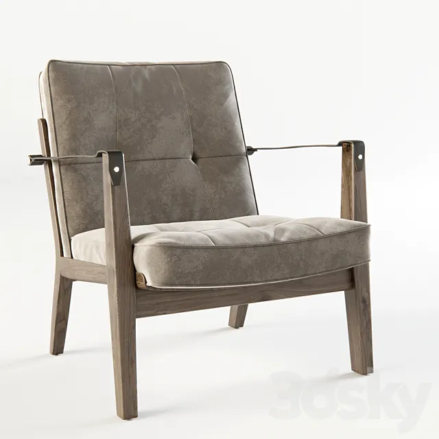 NERI & HU - 781 CAPO LOUNGE CHAIR 3DModel